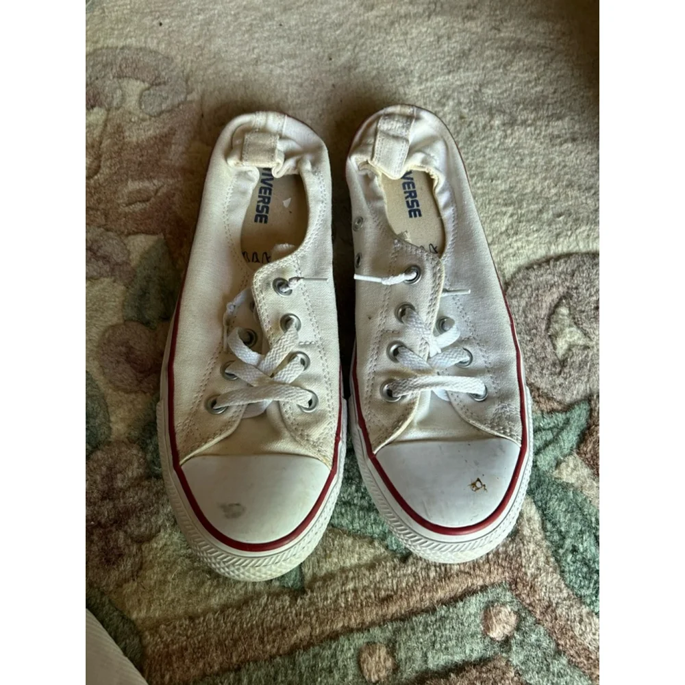 Converse white size 10